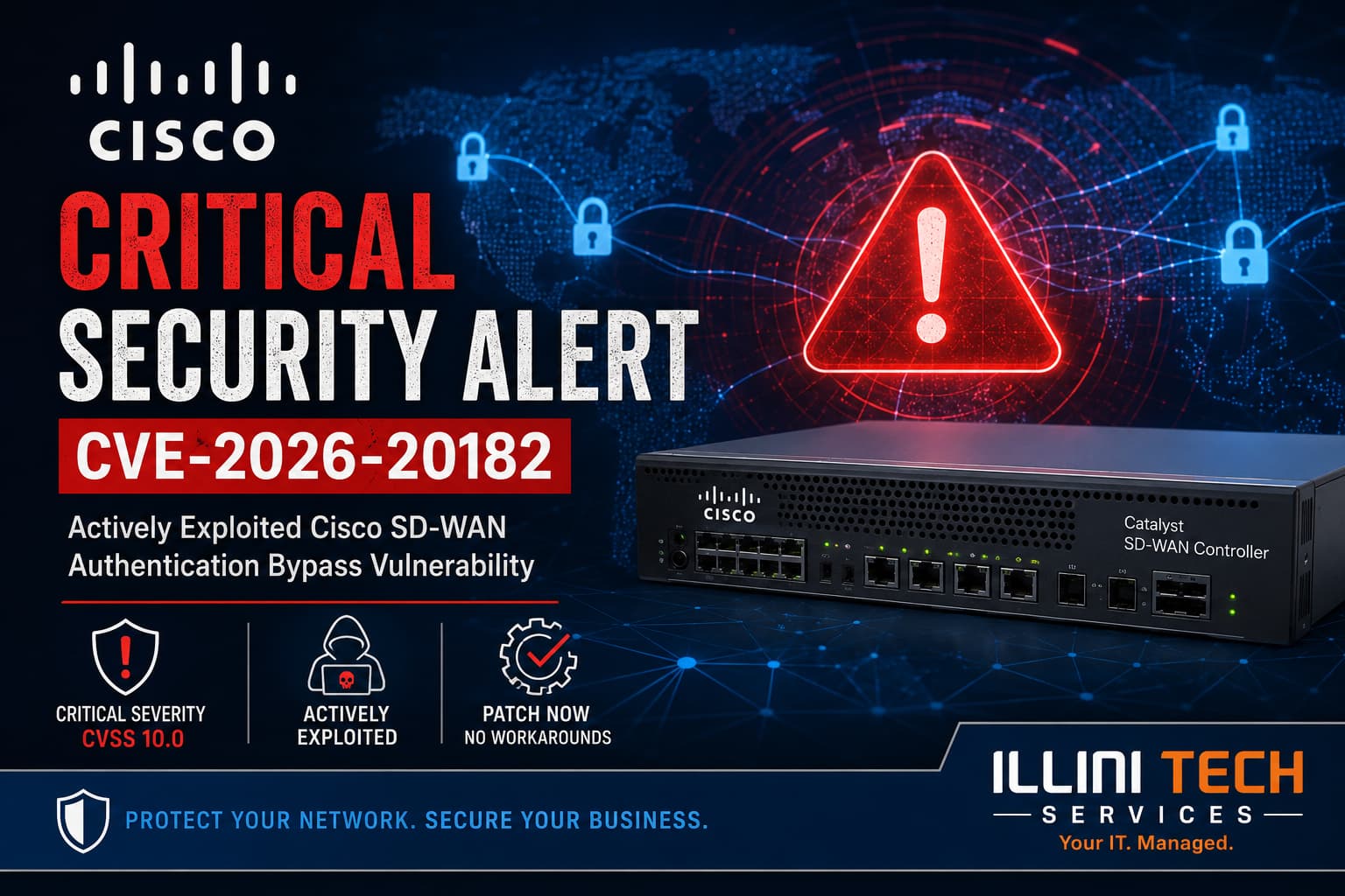 Critical Cisco CVE-2026-20182 SD-WAN Flaw