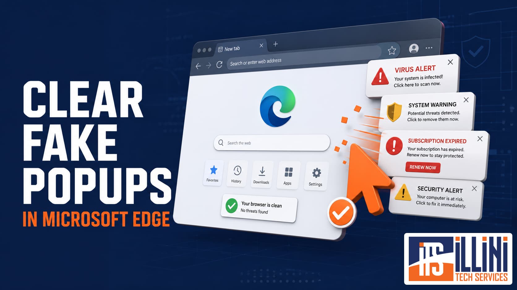 How to Clear Fake Spam Popups in Microsoft Edge